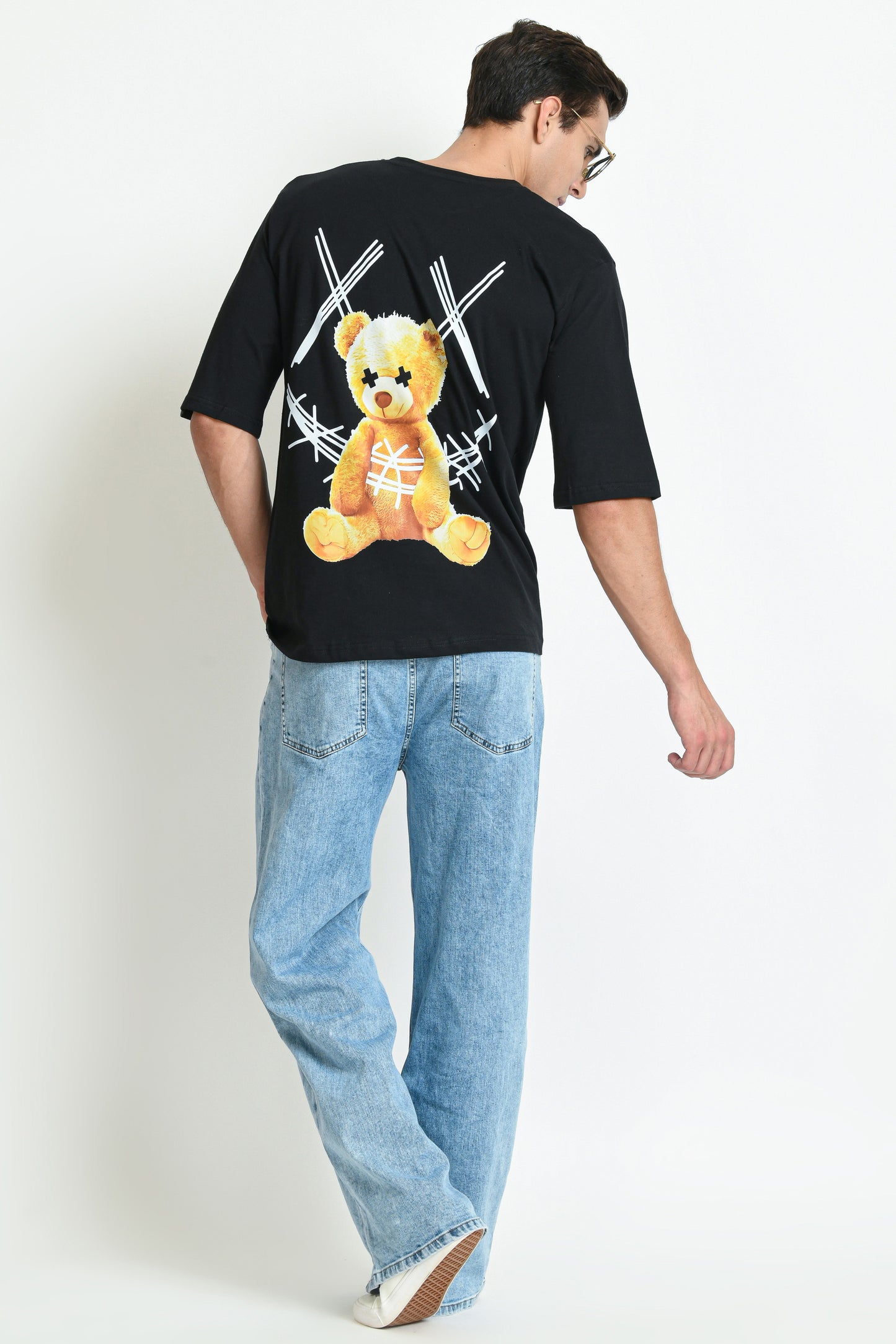 TEDDY PRINTED OVERSIZED T-SHIRT
